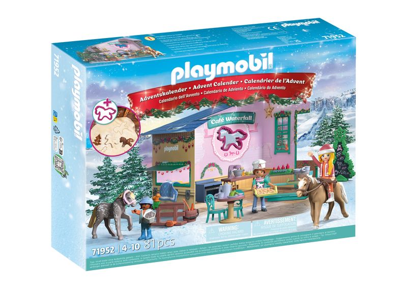 Playmobil Advent Calendars - Christmas Baking at the Rider Café - 81 Pieces