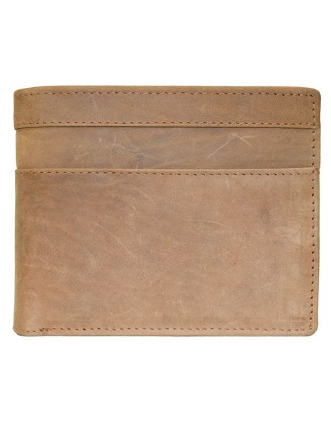 Fino SK-LVH155 Full Grain Genuine Leather Men's Card Holder Bi-fold Wallet