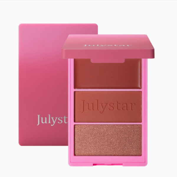 3-Color Matte All-in-One Blush Palette