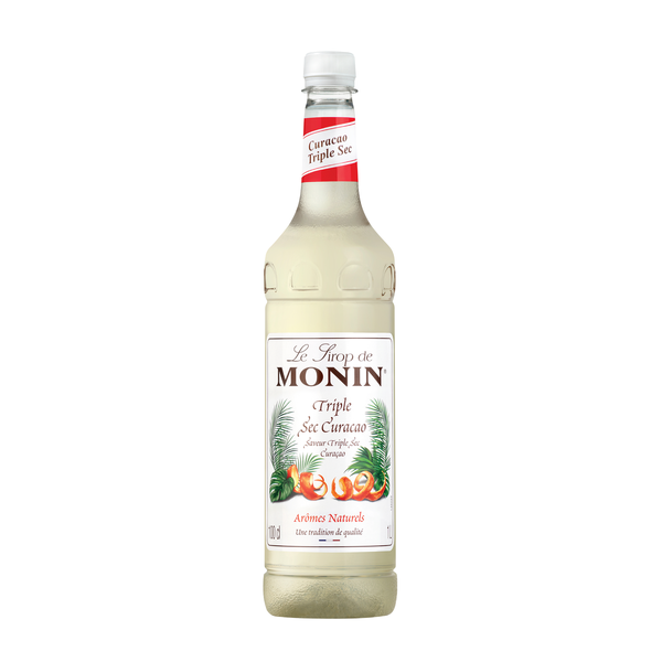 MONIN Premium Caracou Triple Sec/Sundried Orange Syrup 1L - Orange Flavor