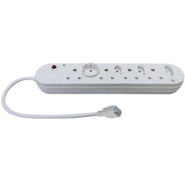 8-Way Multiplug (4x16A,3x5A and 1x round Schuko 2pin)