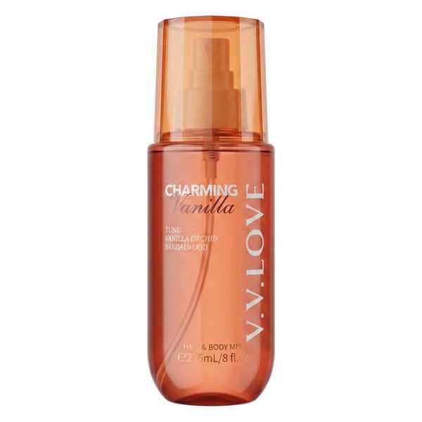 V.V.LOVE Charming Vanilla Hair and Body Mist Fragrance Spray 236ml For Her