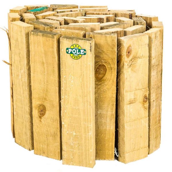 The Pole Yard Rustic Garden Edging