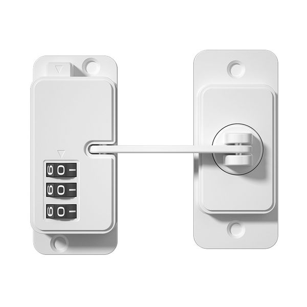 3-Digit Child Safety Cabinet Lock for Fridge Drawer Window
