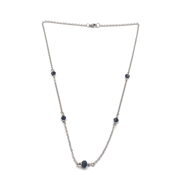 Fabulae Simple Beaded Choker Necklace, Abby