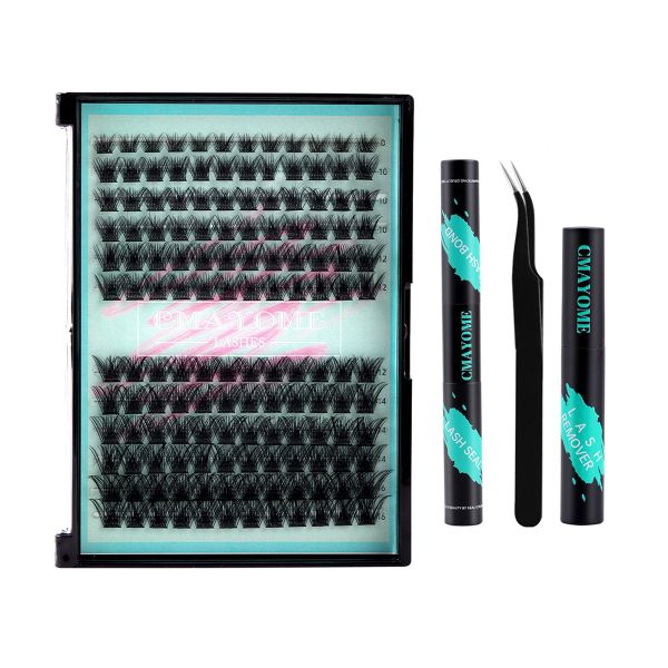 Lash Clusters Kit 144Piece Eyelash Extension Kit with Lash Bond and Seal