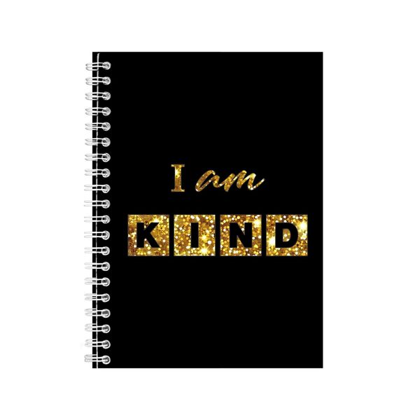 Kind A5 Notebook Spiral Lined Motivational Sayings Graphic Notepad Gift 135