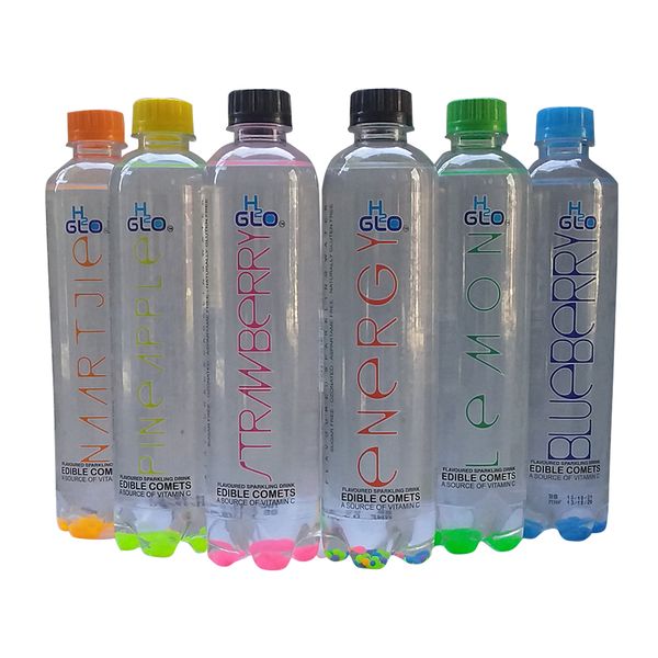 H2GLO - Sugar Free Flavoured Water-Mixed Flavours-6 x 500ml Plastic Bottle