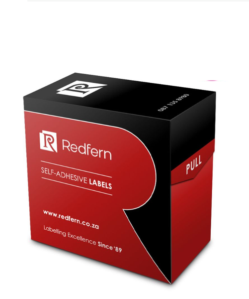 Redfern - Labels Roll Form Round White 25mm W305 Box Of 385 x 2