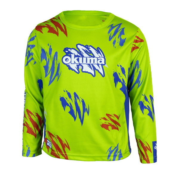 Okuma Kids Green Claw Shirt