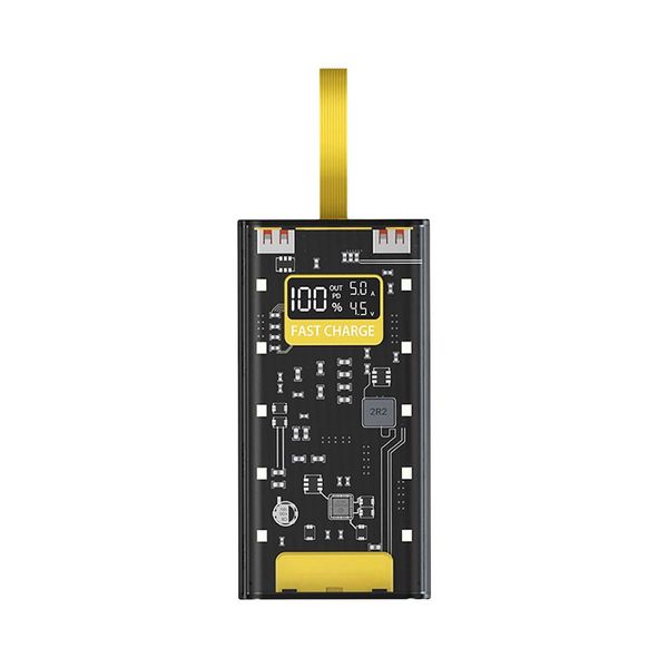 Linkqnet Tpb745 | 10,000mah Powerbank with Built-in Charging Cables