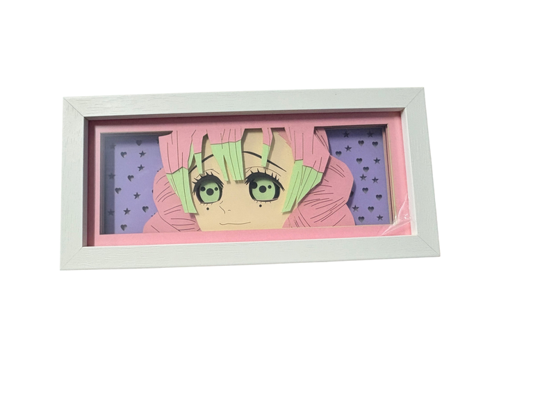 Demon Slayer inspired- Mitsuri Shadow Light Box