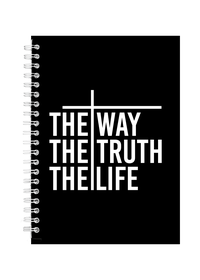 Christian The Way Truth Life Bible Notepad Writing Book Ideal Gift A5