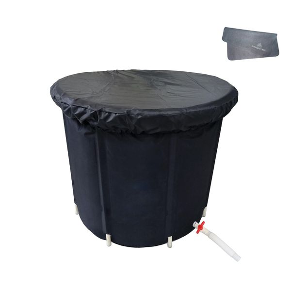 Synergy360 Inflatable Ice Bath Tub 320L Folding Tub for Cold Therapy