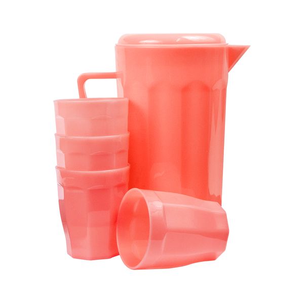 LUMOSS - Tulip Jug &amp; Tumbler Set Semi-Clear