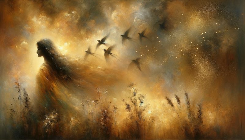 Canvas Wall Art Decor - Bird Whispers Artwork