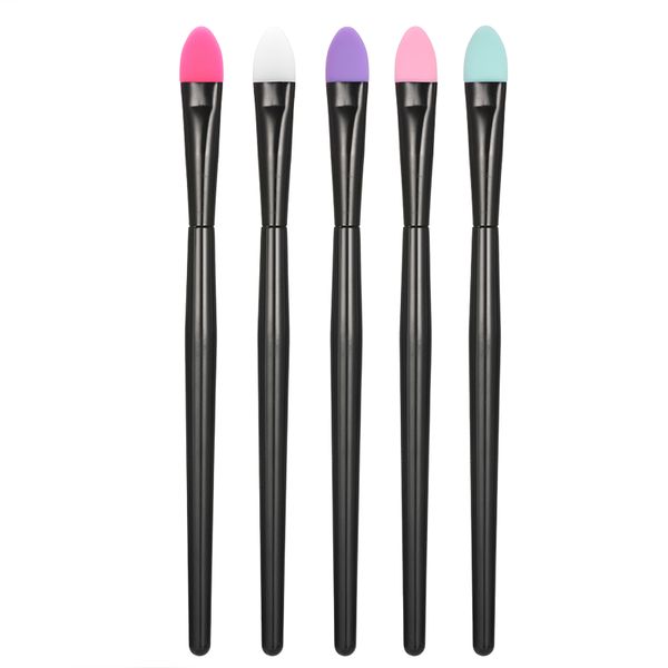 5pcs Silicone Makeup Brush Set Professional Eyeshadow Brush Kit