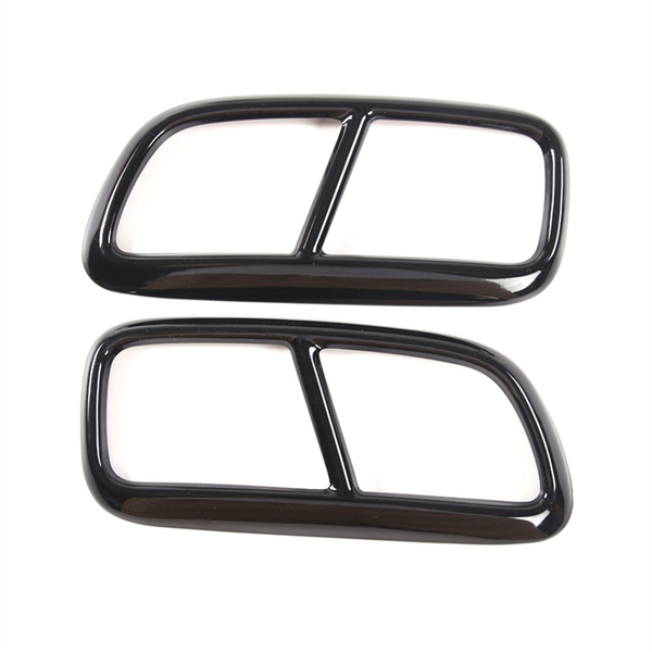 Pipe Throat Exhaust Outputs Tail Frame Trim Cover Compatible with Universal