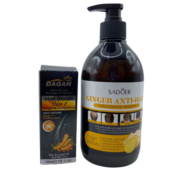 Sadoer Ginger Anti-Hair Loss Shampoo &amp; Hair Serum