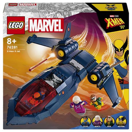 LEGO® Marvel X-Men X-Jet 76281 Building Toy Set - 359 Pieces