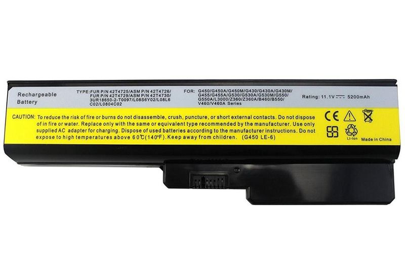 Lenovo 3000 IdeaPad B550 G430 G555 Replacement Laptop Battery