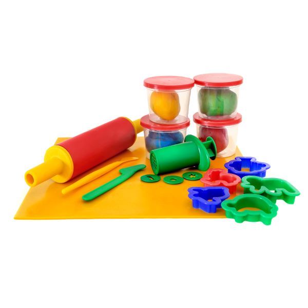 Kids Play Dough Set Toy Clay Modeling DIY Kit Mold Crafts