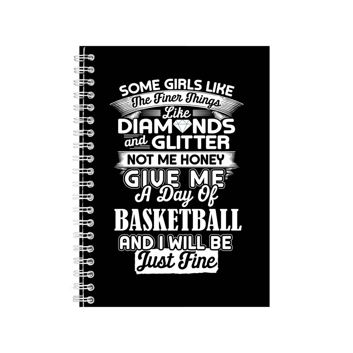 Basketball Girl Notebook - Sports Gift Idea - Writing Books Notepad Pad ...