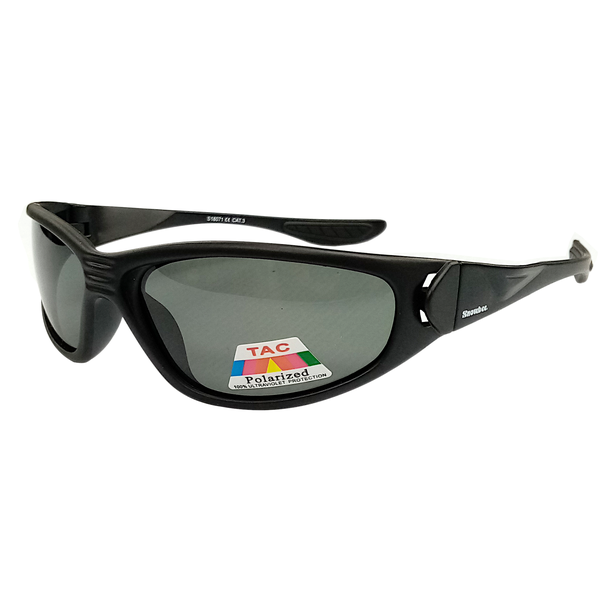 Snowbee Polarised Sunglasses Matt Black Frame Smoke Lense (S18071)