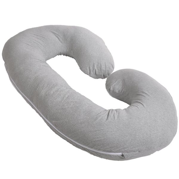 GreenLeaf Full Body Pregnancy Pillow C Shape Grey