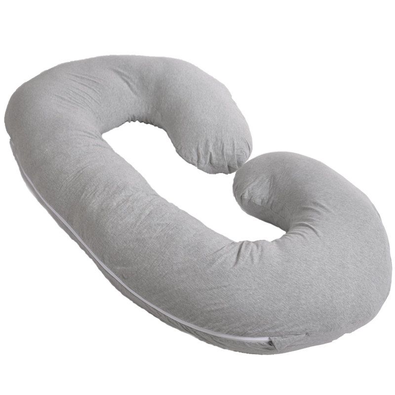 GreenLeaf Full Body Pregnancy Pillow C Shape Grey | Shop Today. Get it ...