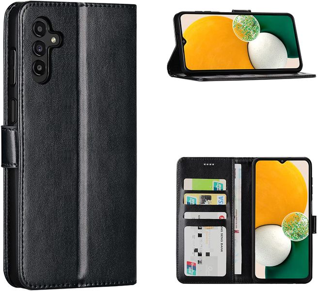 TUFF-LUV Essentials Booksytle Case for Samsung Galaxy A13 5G - Black