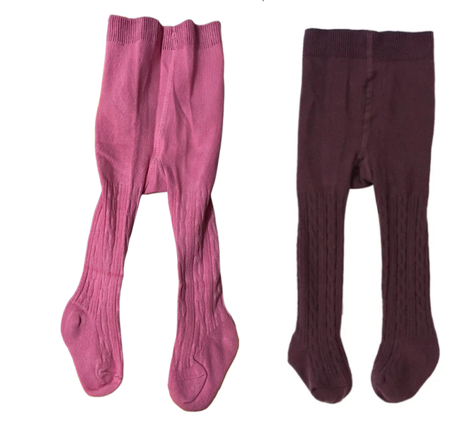 Kids' Stretchy Ballet Pantyhose Winter Tights - Set of 2