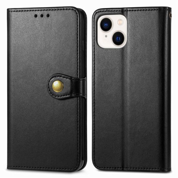 Flip Leather Phone Case Compatible With iPhone 15 Card Wallet Cover