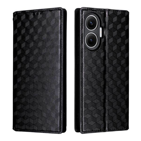 Magnetic Flip Cover Leather Case Compatible With Xiaomi Poco F7