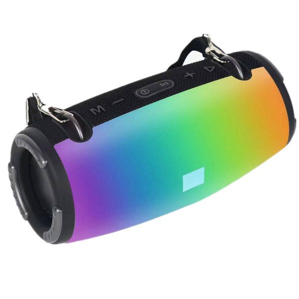 Water-Resistant RGB Led Outdoor Bluetooth Speaker with Usb and Audio Jack