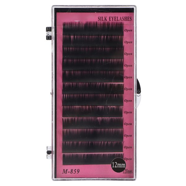 0.1mm C Curl Grafting Extension False Eyelashes Fake Eyelashes12mm / 0.47in