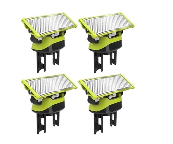 4-Pack OneBlade Replacement Blades Compatible with Philip QP210/80 QP2515