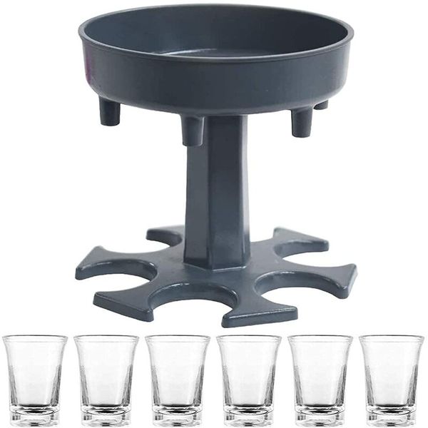 6 Shot Glass Dispenser Holder