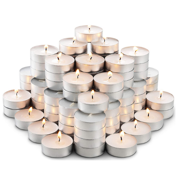 Unscented Tea Light Candles Set of 100