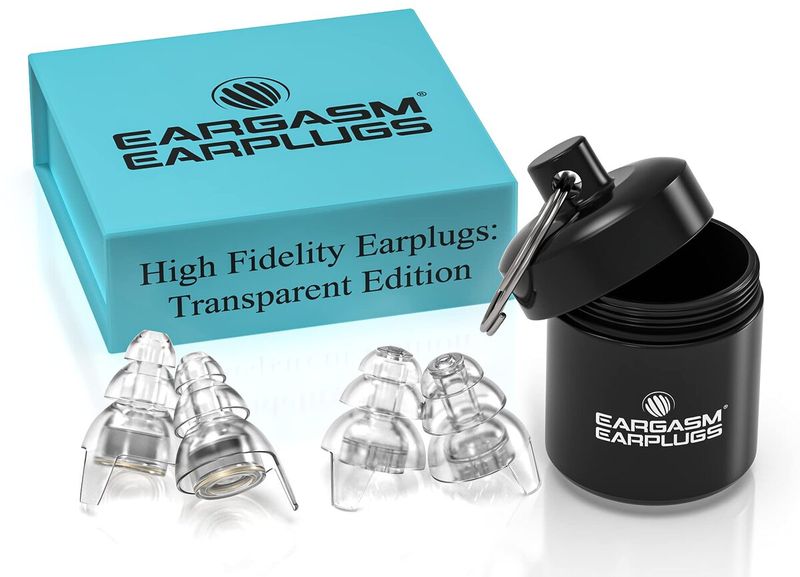 Eargasm High Fidelity Earplugs - Standard Size - Transparent Edition