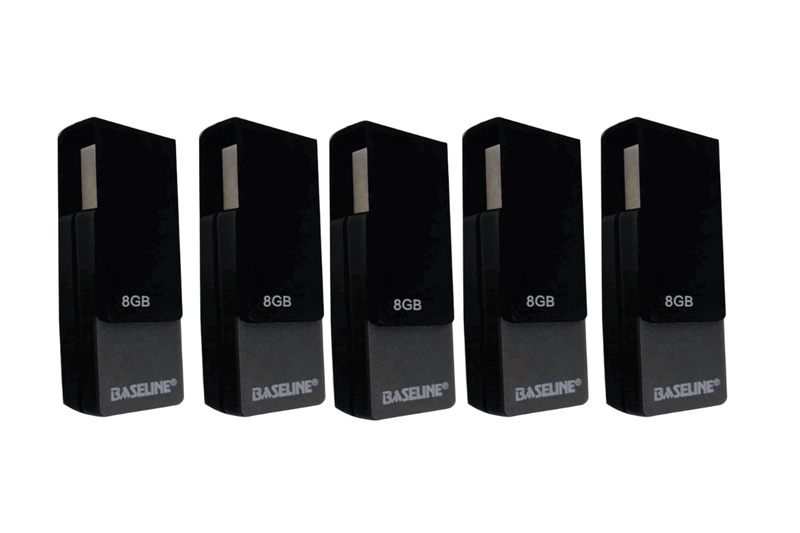 Baseline 8 GB Standard Flash Drive (Pack Of 2)