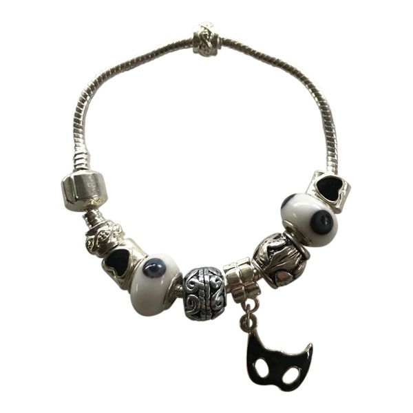 Beaded Barrel Clasp Bracelet