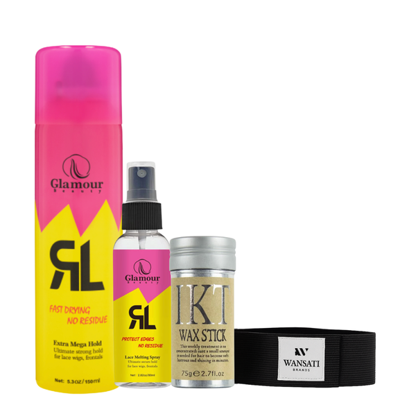 Lace Perfection Hair Styling Set &amp; Wansati Elastic Melt Band