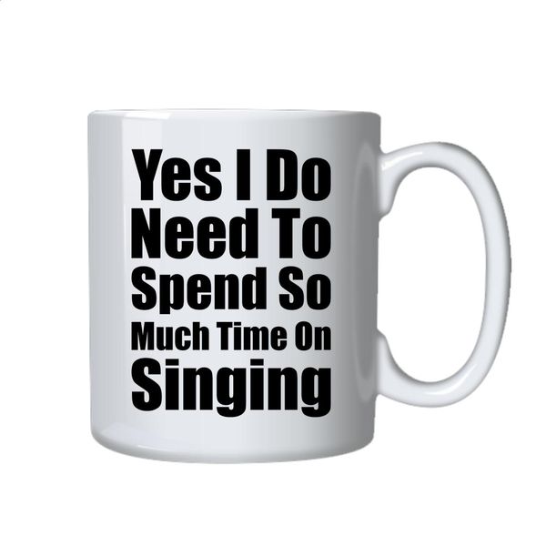 Singing Coffee Mug - Best Singer Funny Novelty Gift Idea