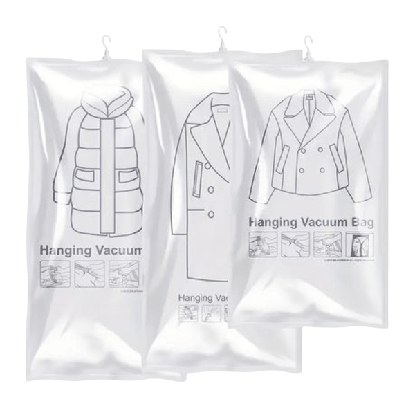 Hanging Clothe Storage Pouch Vacuum Bag