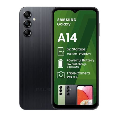 Samsung Galaxy A14 64GB LTE Dual Sim - Black, Shop Today. Get it Tomorrow!