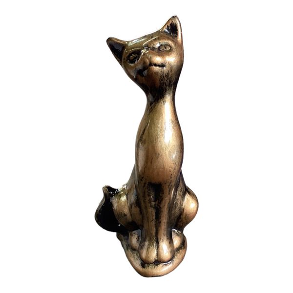 Decor Ornament 19x9x7cm Cat Sitting