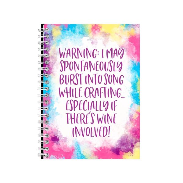 May Spontaneously Burst Into Song 2 Notebook Gift Idea A4 Notepad Pad 87