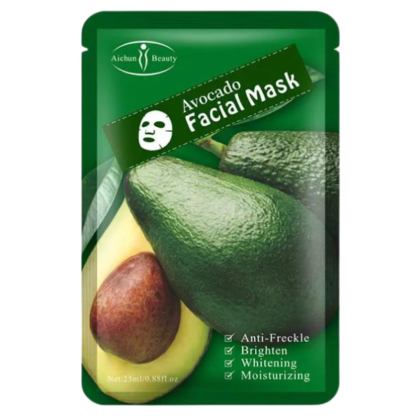 Avocado Moisturizing Facial Mask - Pack of 10
