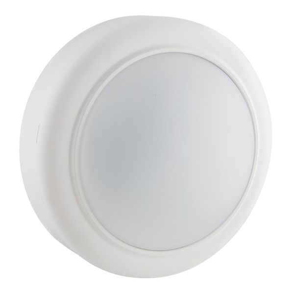 Eurolux Bulkhead Round White 8W